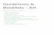 Guidelines & Booklets - Art