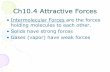 Ch10.4 Attractive Forces - Manasquan Public Schools