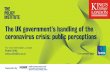 The UK government’s handling of the coronavirus crisis ...