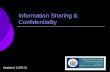 Information Sharing & Confidentiality