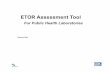 ETOR Assessment Tool