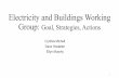 Electricity and Buildings Working Group: Goal, Strategies ...