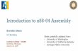 Introduction to x86-64 Assembly