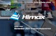 : HIMX November 2021
