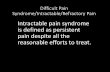 Palliatiive CEA Difficult Pain Syndrome