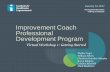 Improvement Coach Professional Development Program