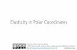 Elasticity in Polar Coordinates
