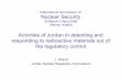 Activities of Jordan in detecting and responding to ...