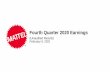 Mattel Fourth Quarter 2020 Earnings Presentation