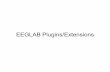EEGLAB Plugins/Extensions