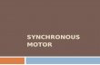SYNCHRONOUS MOTOR - coursecontent
