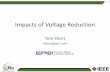 Impacts of Voltage Reduction - IEEE Power & Energy Society