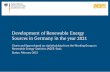 Development of Renewable Energy Sources in Germany in the ...