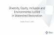 Diversity, Equity, Inclusion and Environmental Justice in ...