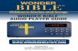 WONDER BIBLE AUDIO PLAYER GUIDE - img1.wsimg.com