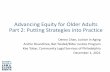 Advancing Equity for Older Adults, Part 2: Putting ...