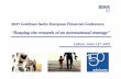 2007 Goldman Sachs European Financial Conference