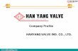 Company Profile HANYANG VALVE IND. CO., LTD.