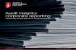 Audit insights: corporate reporting