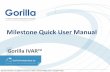 Milestone Quick User Manual