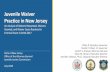 Juvenile Waiver Practice in New Jersey