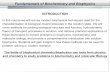 Fundamentals of Biochemistry and Biophysics