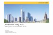 Investors´ Day 2007 - Commerzbank