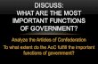 DISCUSS: WHAT ARE THE MOST IMPORTANT FUNCTIONS OF …