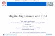 Digital Signatures and PKI