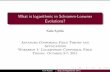 What is logarithmic in Schramm-Loewner Evolutions?
