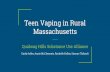 Teen Vaping in Rural Massachusetts