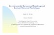 Environmental Dynamics Modeling and Cesium Removal ...