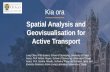 Spatial Analysis and Geovisualisation for Active Transport