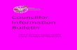 Councillor Information Bulletin