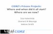 CIDRZ’s Prisons Projects: Where and when did it all start ...