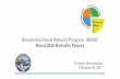 Residential Street Rebuild Program (RSRP) Bond 2016 ...