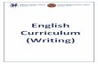 English Curriculum (Writing)