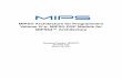 MIPS64® Architecture Manual Volume IV-e: The MIPS® DSP ...