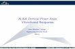 ALBA Critical Floor Area Vibrational Response