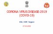 CORONA VIRUS DISEASE-2019 (COVID-19)