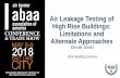 Air Leakage Testing of High Rise Buildings: Limitations ...