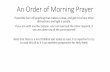 An Order of Morning Prayer - WordPress.com