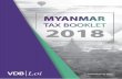 Myanmar Tax Booklet 2018 version 2 - VDB | LOI