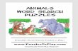 animals word search puzzle book