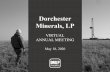 Dorchester Minerals, LP