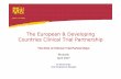 The European & Developing Countries Clinical Trial Partnership
