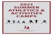 2021 SUMMER ATHLETICS & ACTIVITIES CAMPS