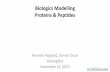 Biologics Modelling Proteins & Peptides