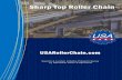 USA Roller Chain & Sprocket Sharp Top Roller Chain