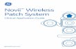 Novii Wireless Patch System - GE Healthcare
